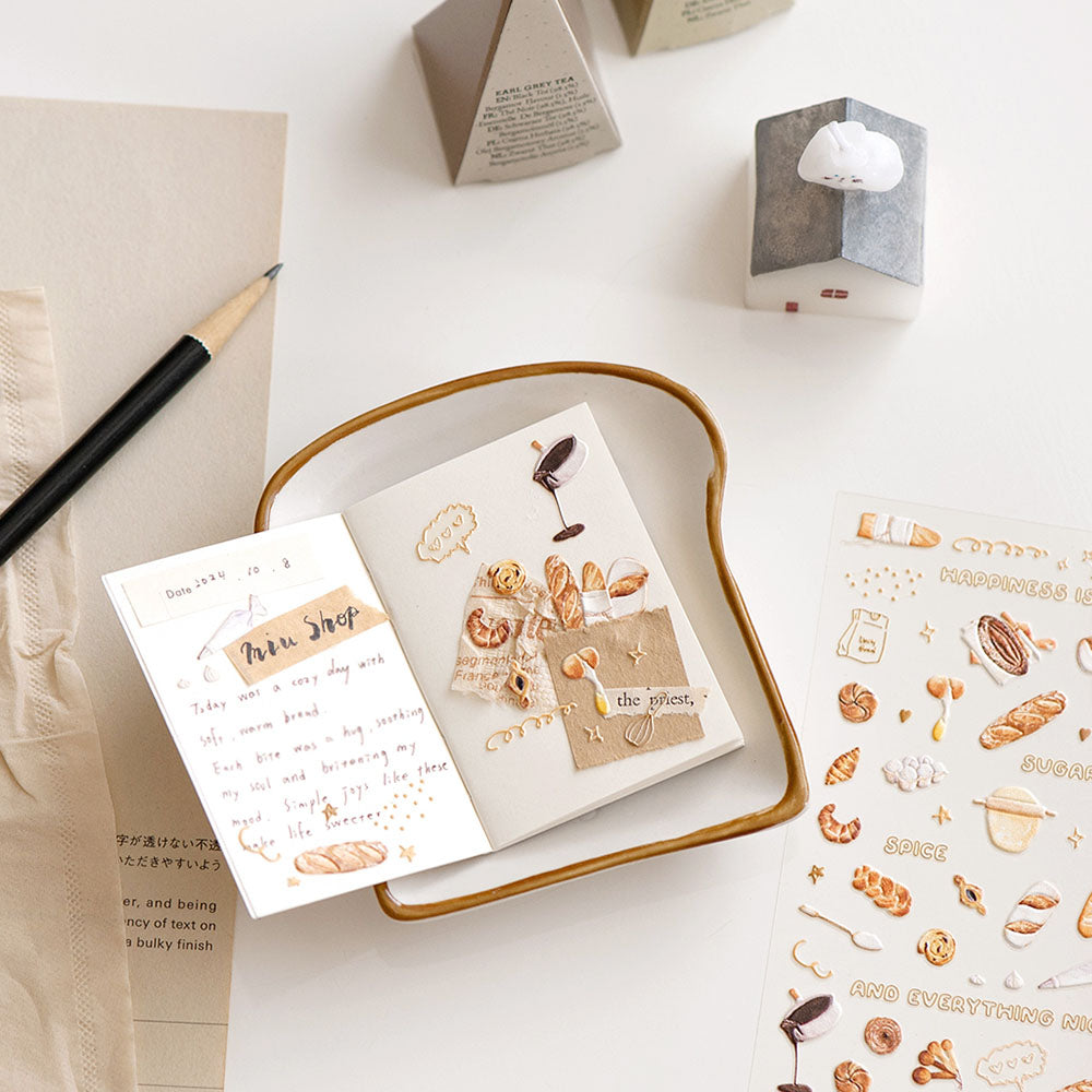 MU 3D Pop-Up Sticker - Bread