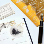 MU Gold Foil Print-on Transfer Sticker- Hidden Gold Postmark (G06)