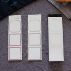 OEDA LETTERPRESS - 3 Label Frame Book Memo Pad