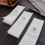 OEDA LETTERPRESS- 5 Label Book Memo Pad