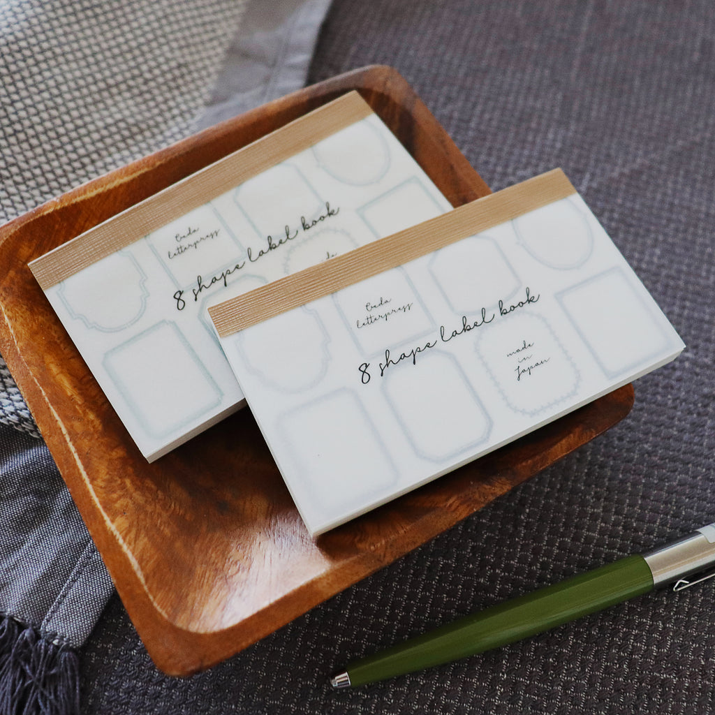OEDA LETTERPRESS - 8 Shape Label Book