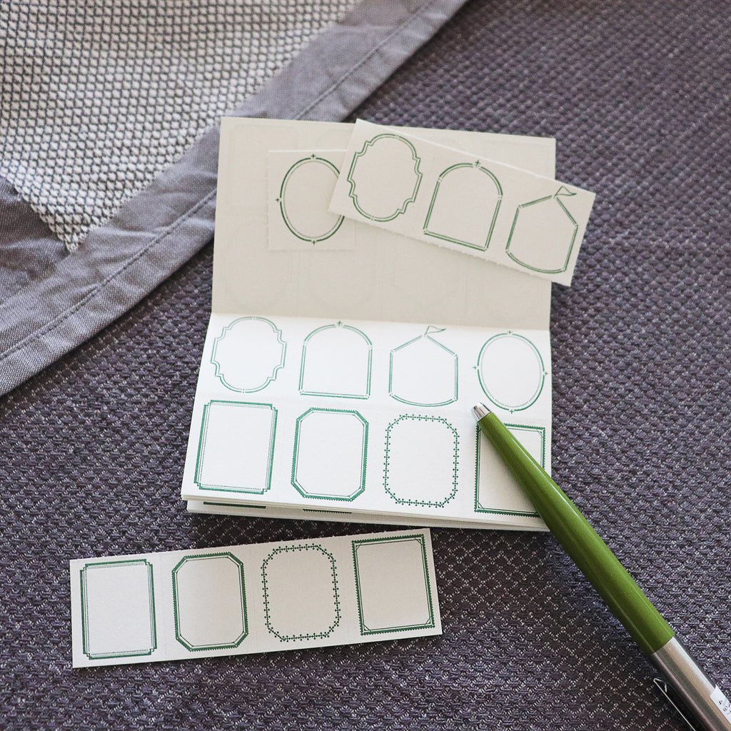 OEDA LETTERPRESS - 8 Shape Label Book