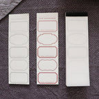 OEDA LETTERPRESS- 5 Label Book Memo Pad