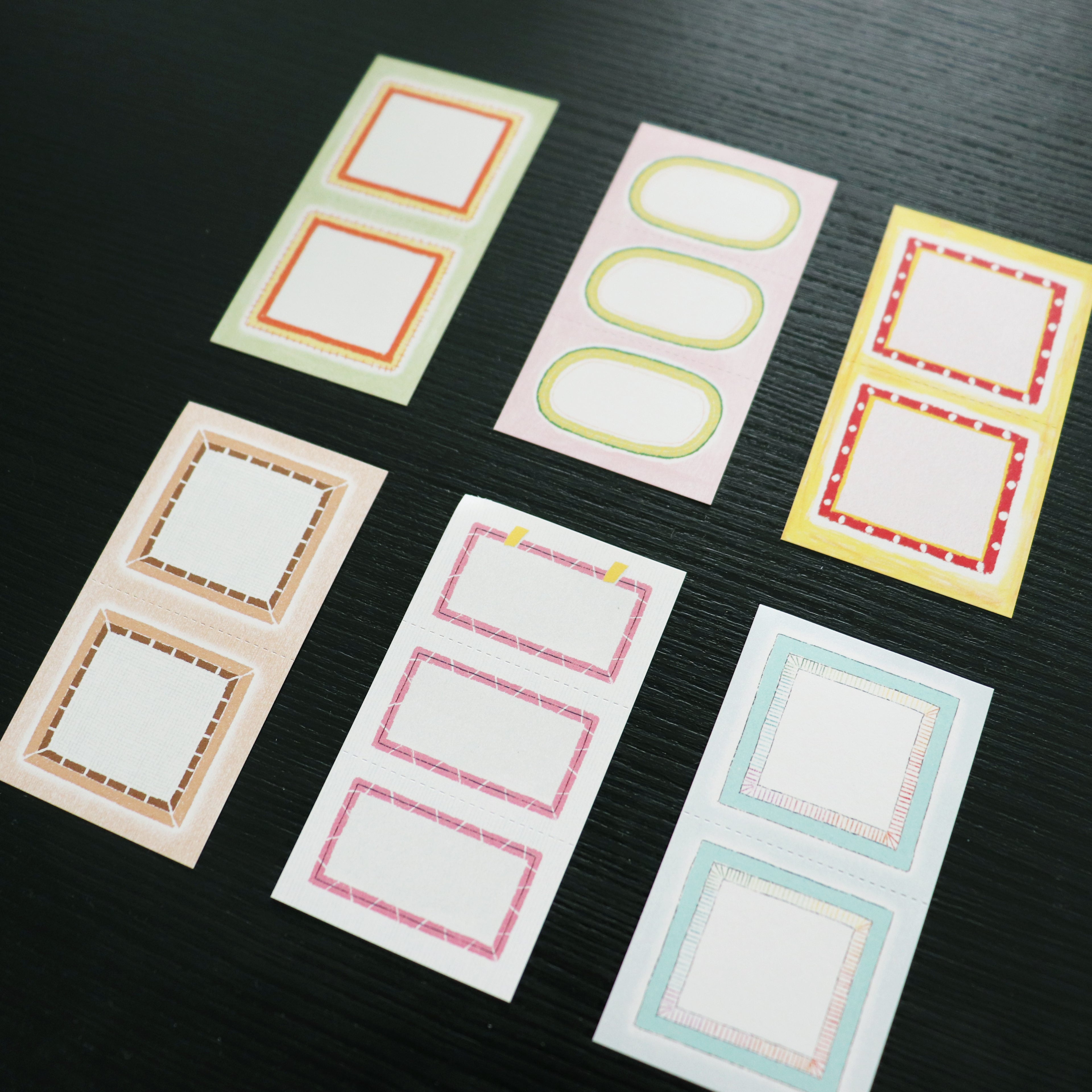 【Wanle Studio】 Square Memo Notes – Continuous Frames Design