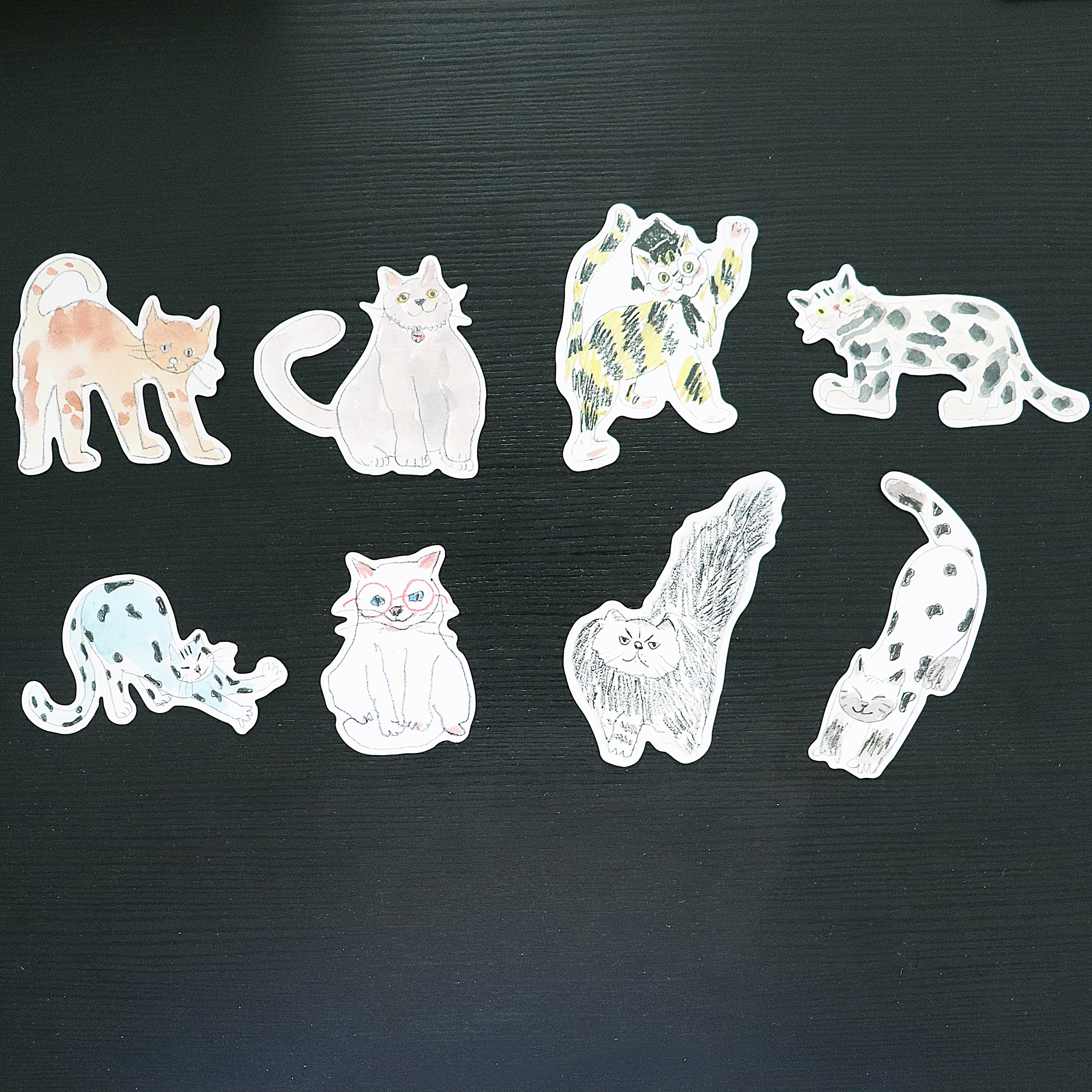 【Playful Stationery】- Die-Cut Memo Notes- Quirky Cat