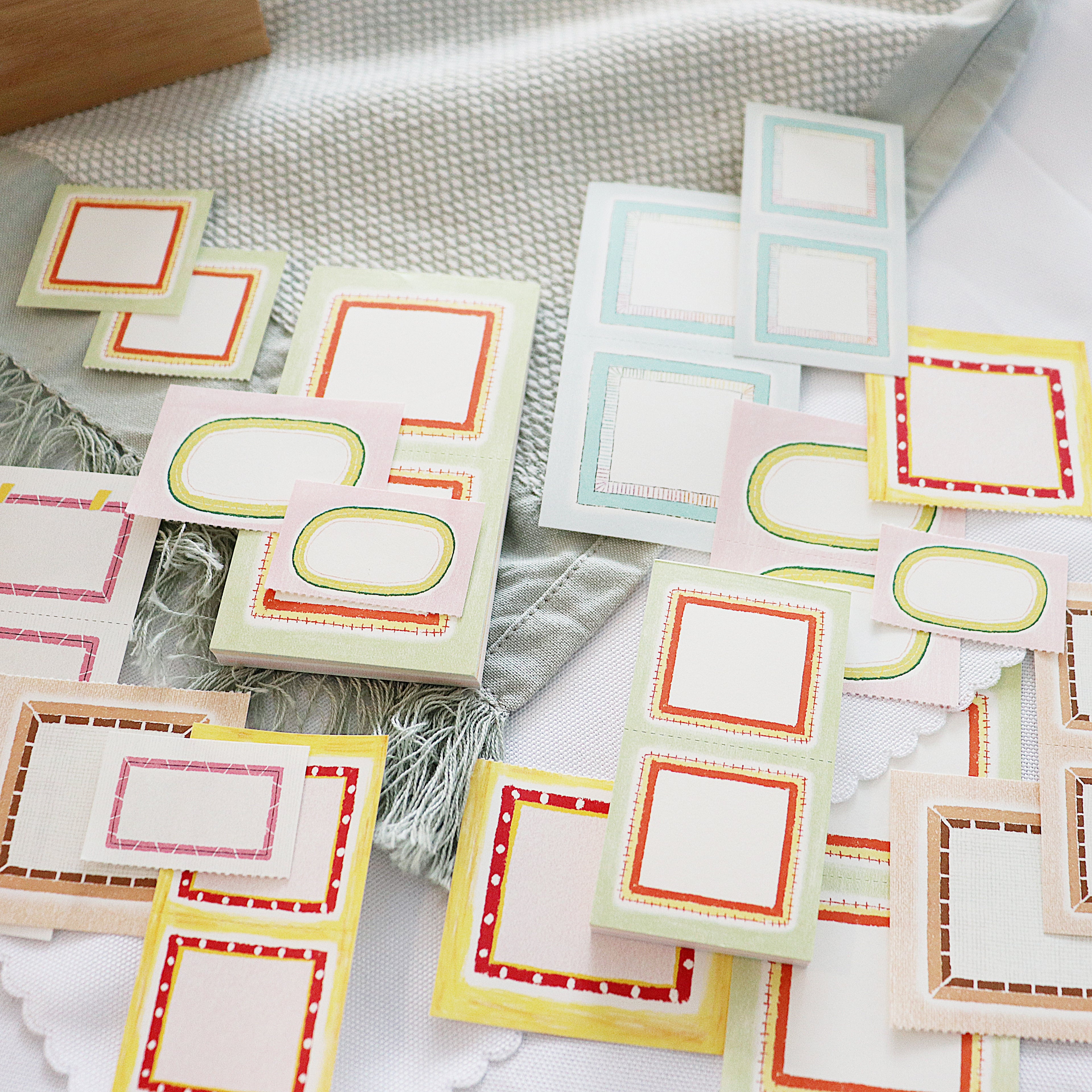 【Wanle Studio】 Square Memo Notes – Continuous Frames Design