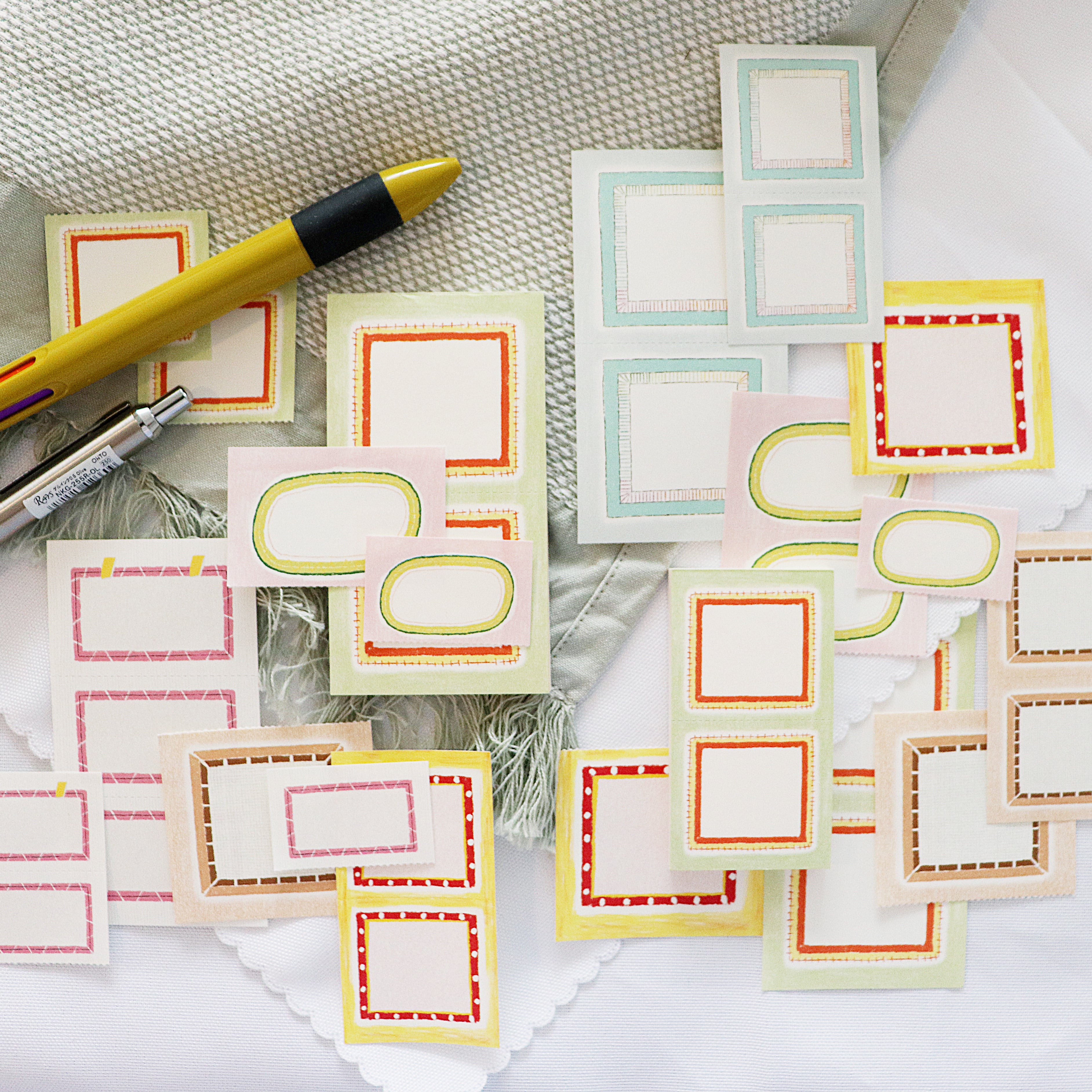 【Wanle Studio】 Square Memo Notes – Continuous Frames Design