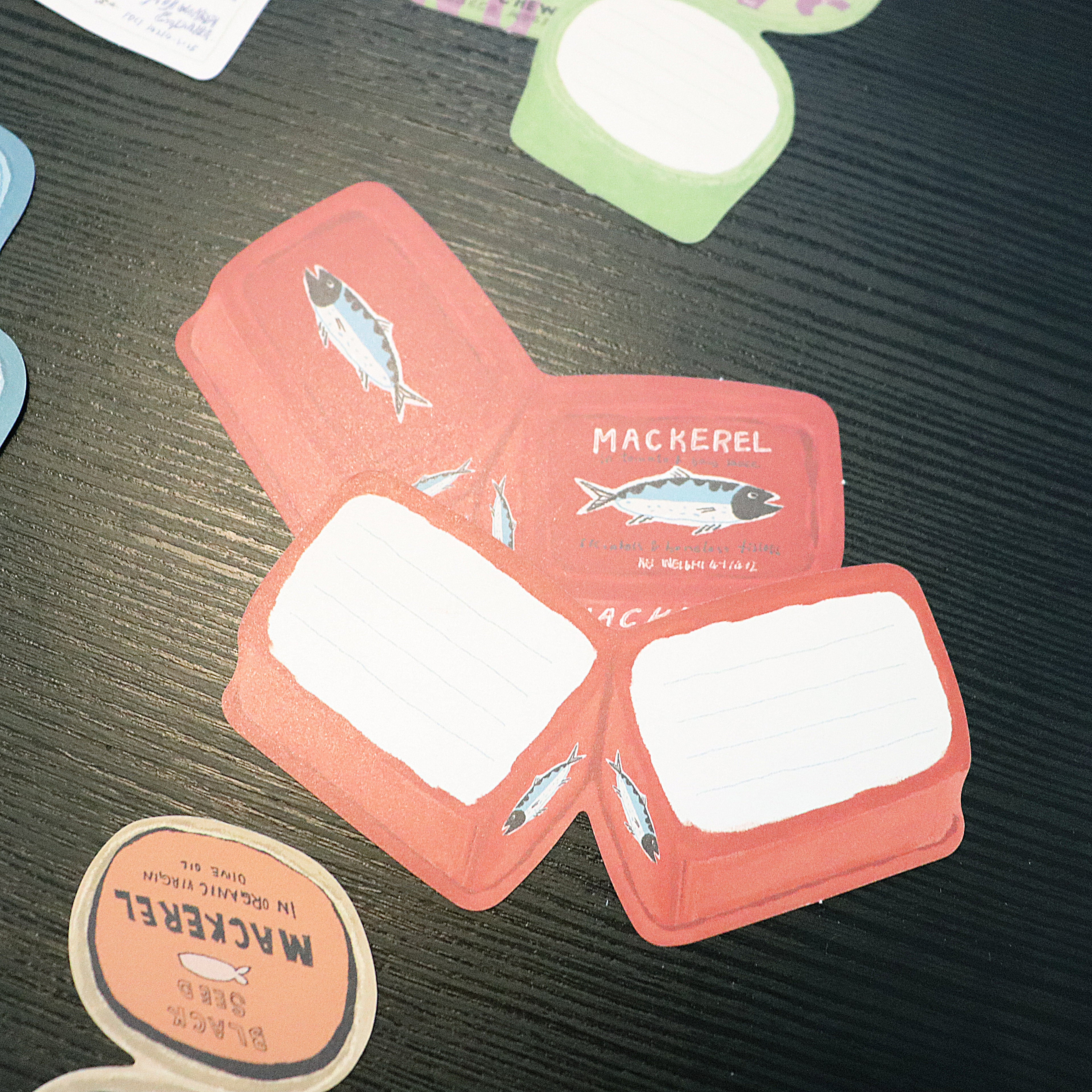 【Playful Stationery】– Die-Cut Memo Notes – Fold-Up Can