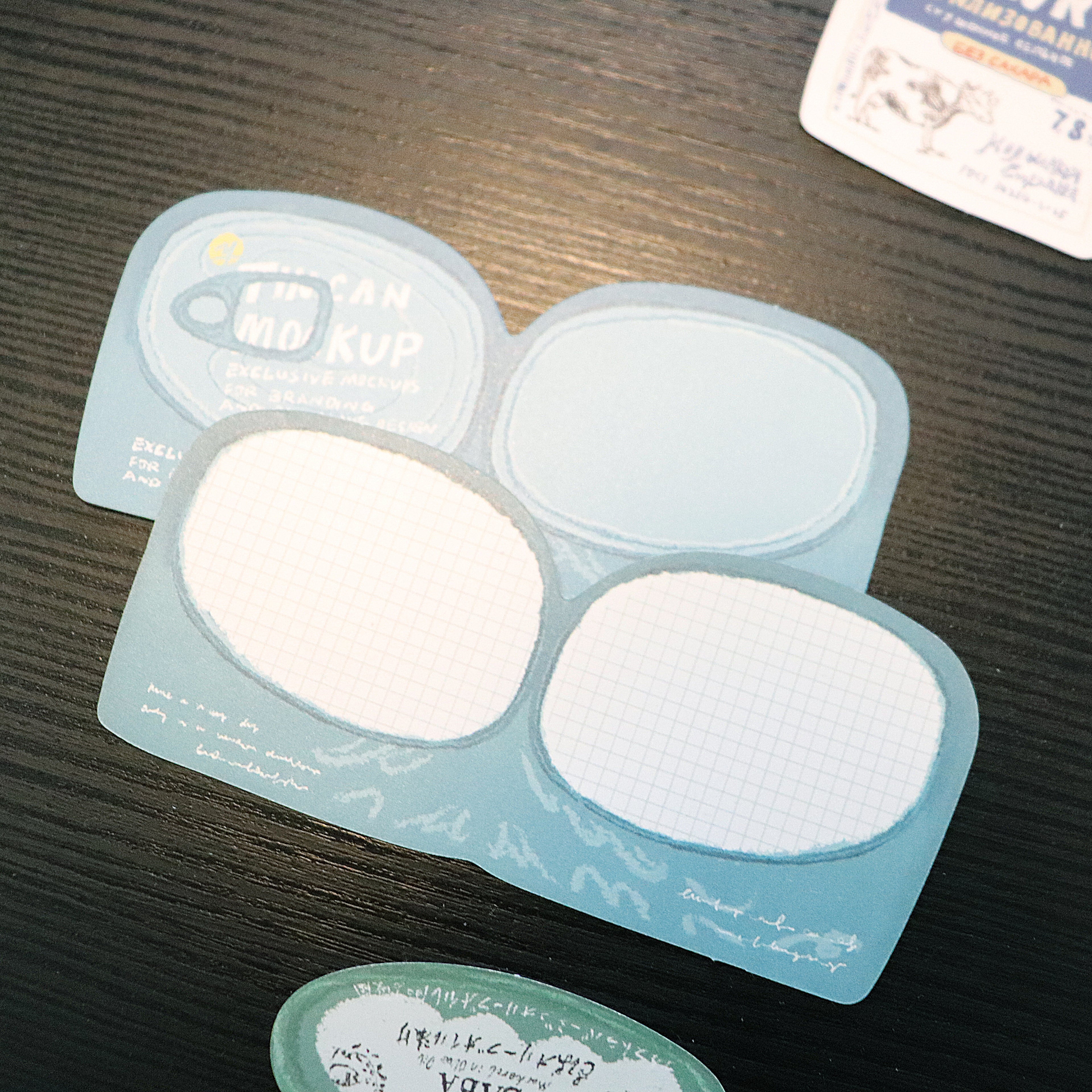 【Playful Stationery】– Die-Cut Memo Notes – Fold-Up Can