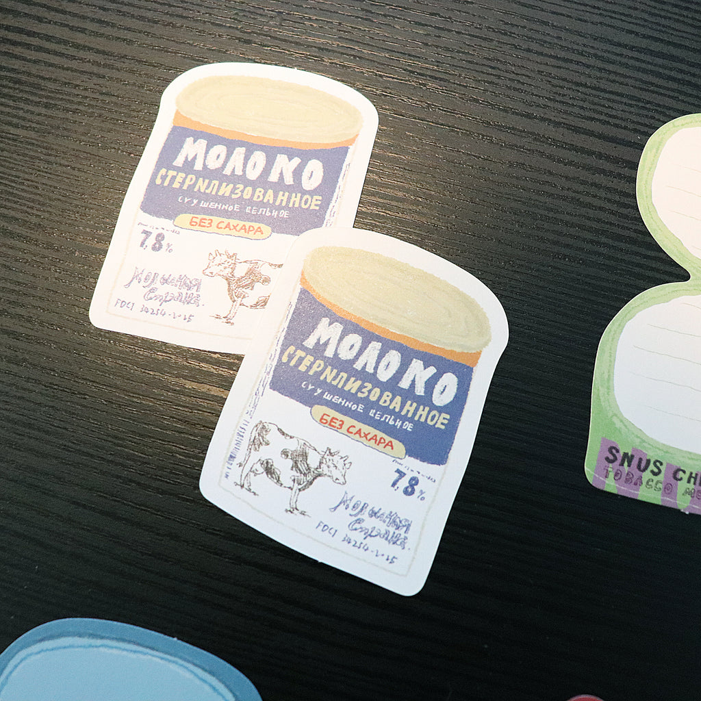 【Playful Stationery】– Die-Cut Memo Notes – Fold-Up Can