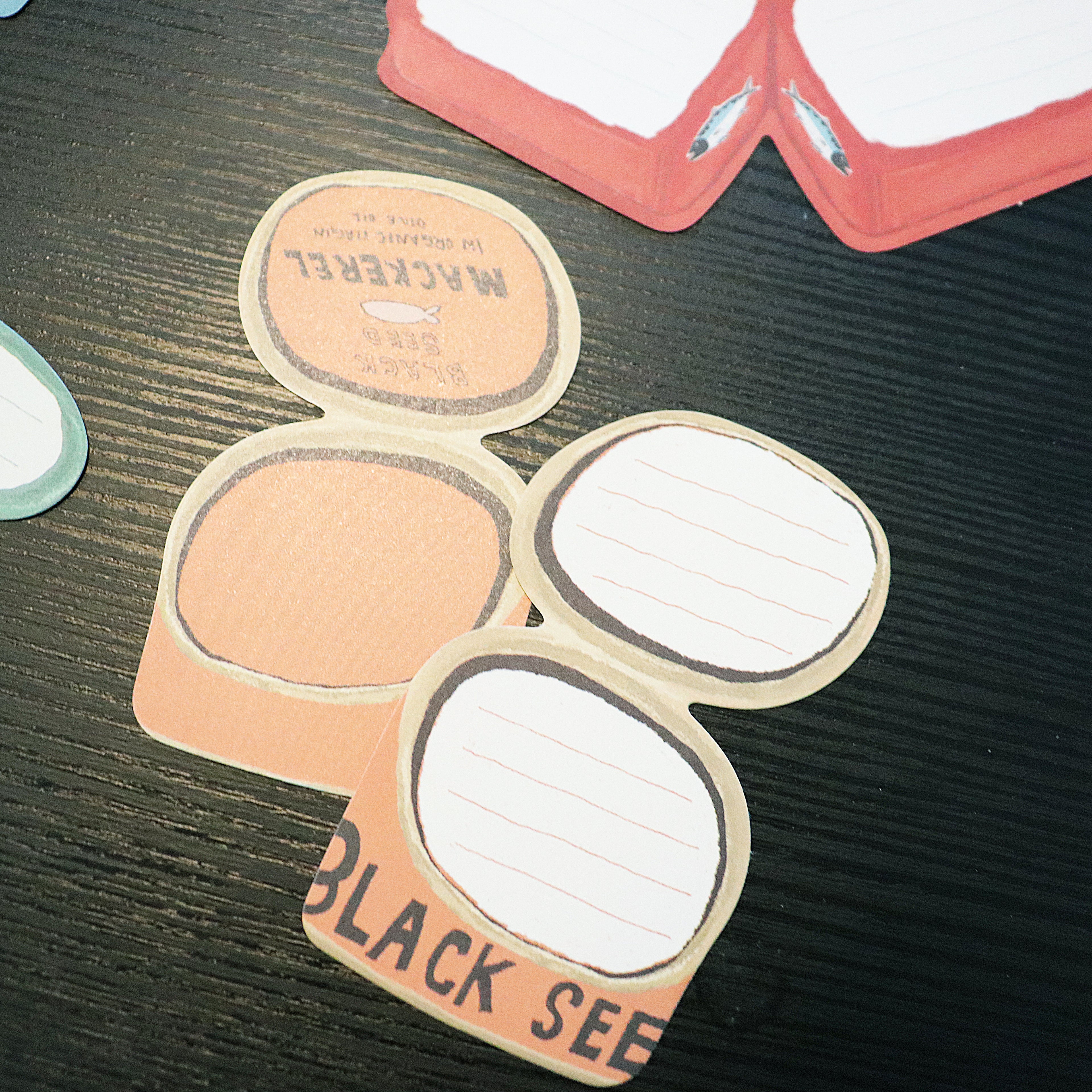 【Playful Stationery】– Die-Cut Memo Notes – Fold-Up Can