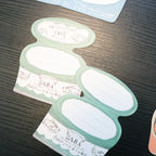 【Playful Stationery】– Die-Cut Memo Notes – Fold-Up Can
