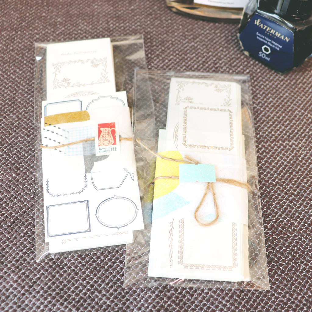 OEDA Letterpress Memo Sheets – Assorted Individual Packs (38 Sheets)