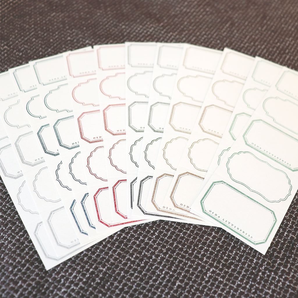 OEDA Letterpress Memo Sheets – Assorted Individual Packs (38 Sheets)