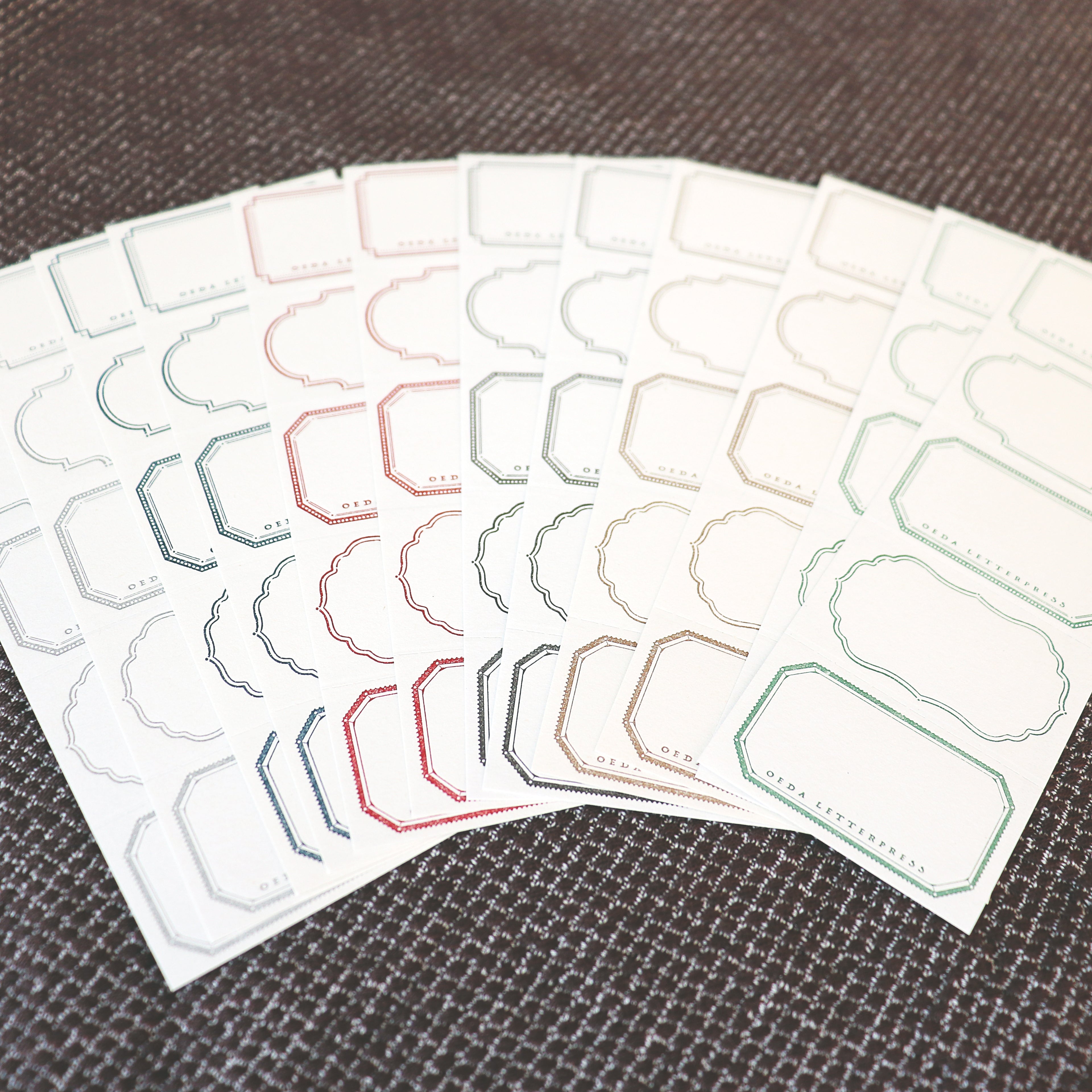 OEDA Letterpress Memo Sheets – Assorted Individual Packs (38 Sheets)