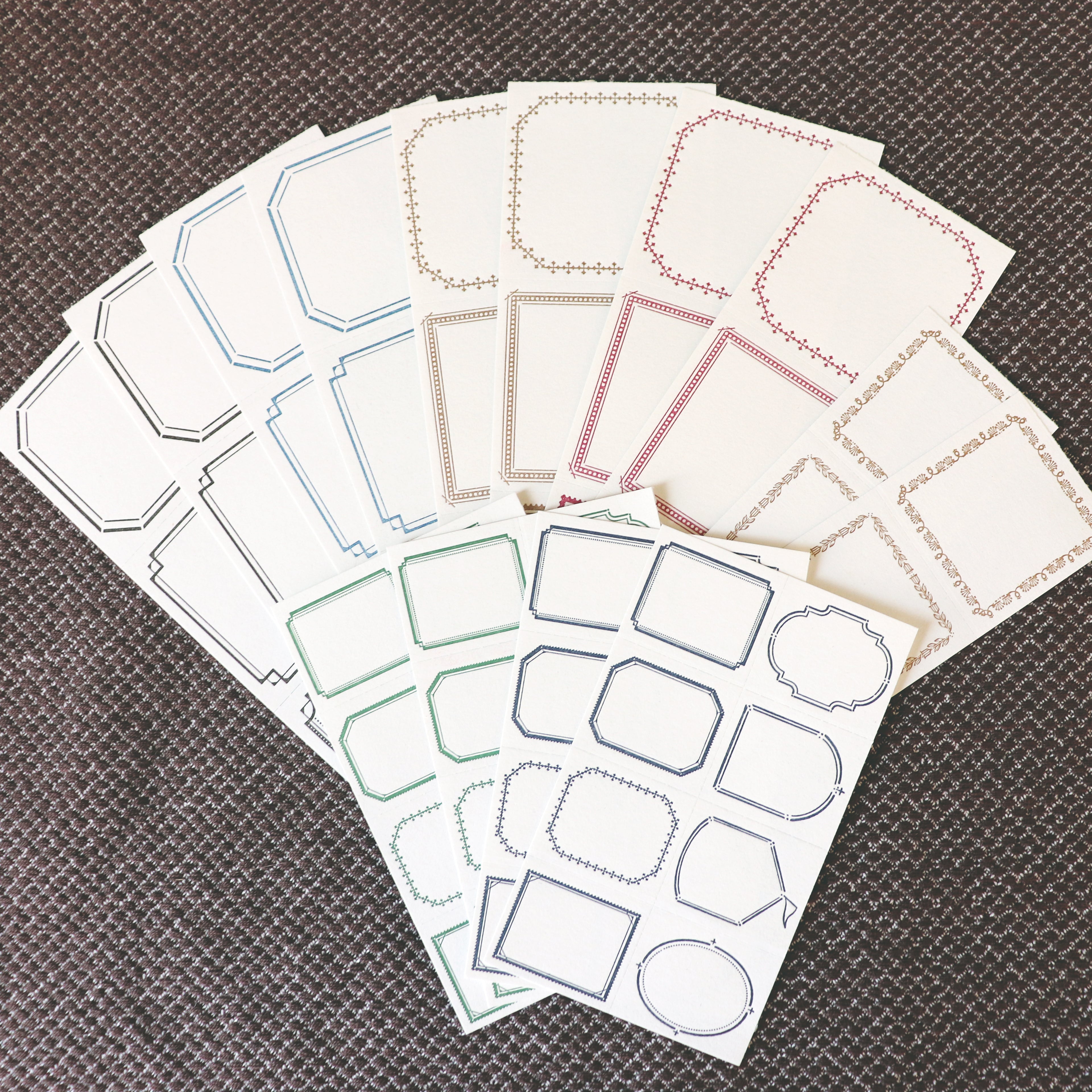 OEDA Letterpress Memo Sheets – Assorted Individual Packs (38 Sheets)