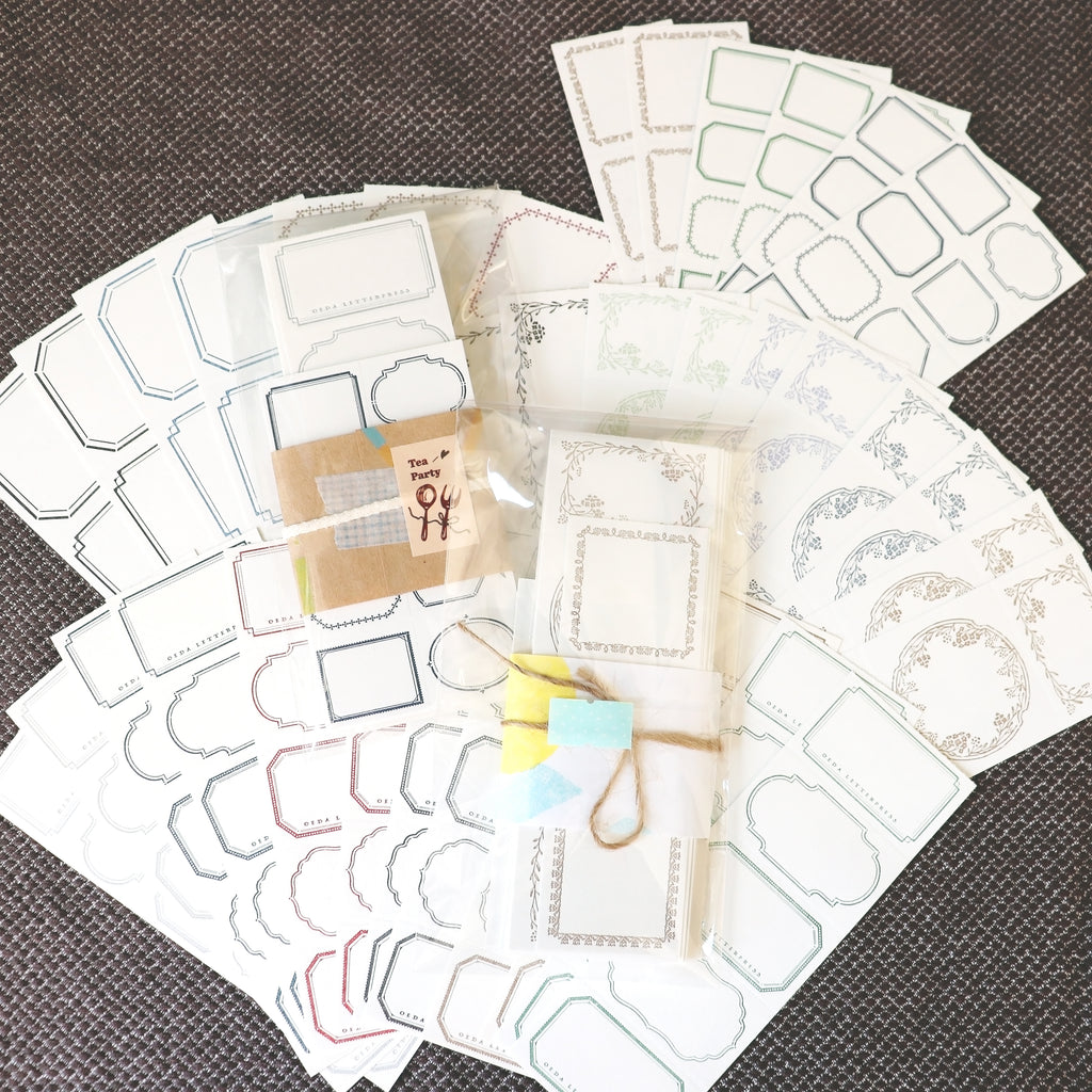 OEDA Letterpress Memo Sheets – Assorted Individual Packs (38 Sheets)