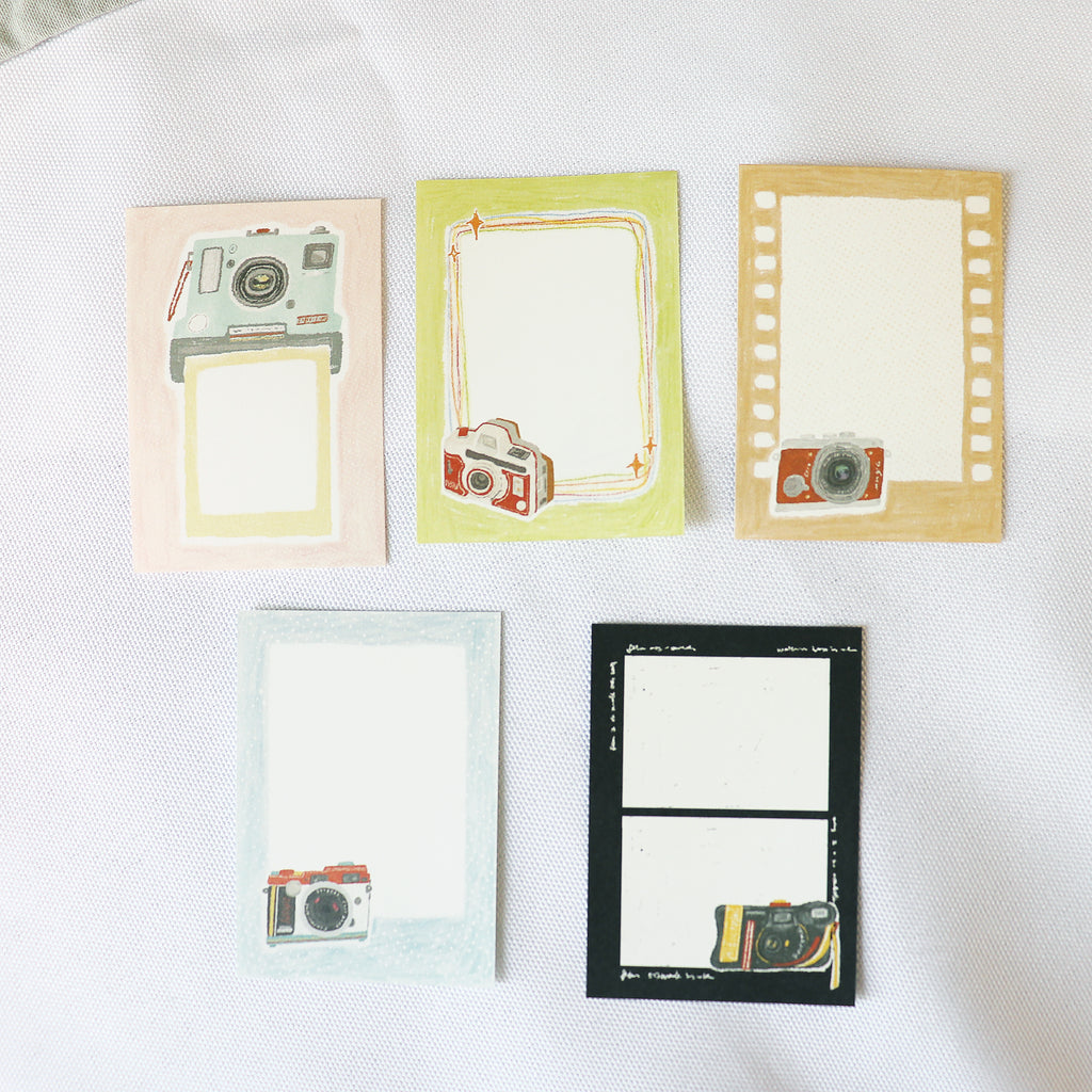【Playful Stationery】 – Memo Notes – Little Camera Frame