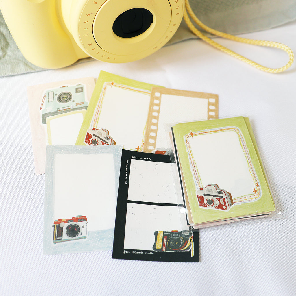 【Playful Stationery】 – Memo Notes – Little Camera Frame