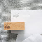 Arte Co. Wood Stamp - Yarn Telephone