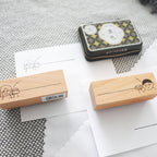 Arte Co. Wood Stamp - Yarn Telephone