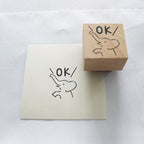 Arte Co. Wood Stamp - Elephant OK