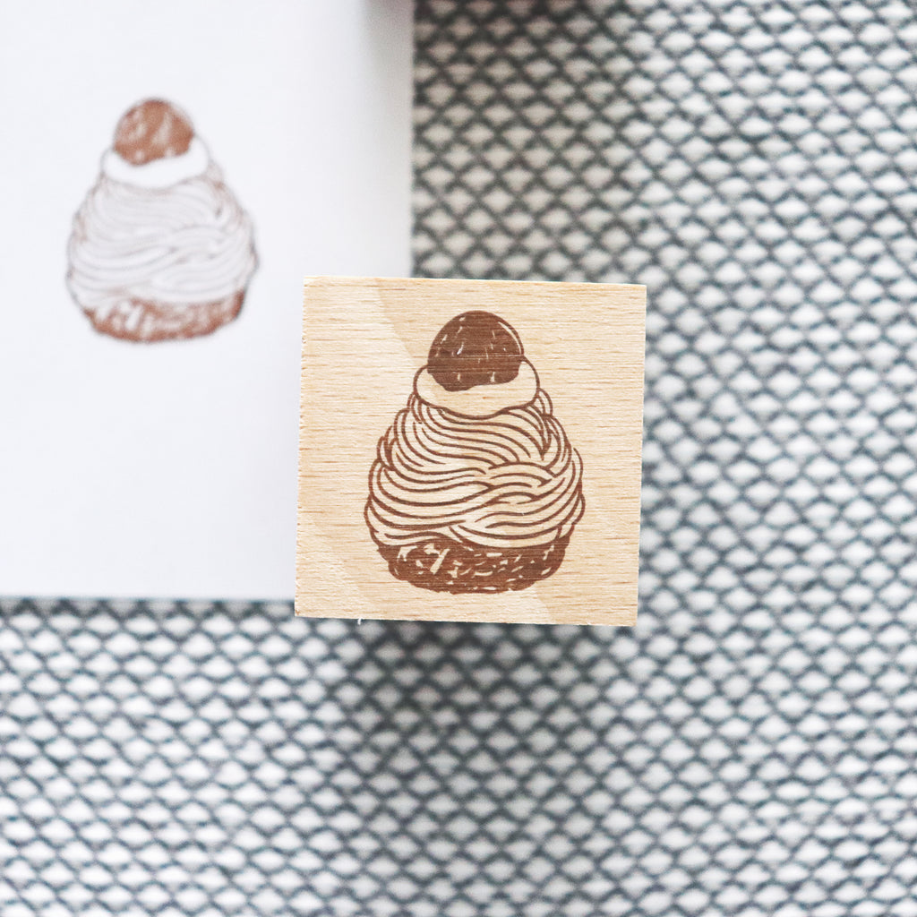 Arte Co. Wood Stamp - Shortcake & Mont Blanc