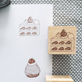 Arte Co. Wood Stamp - Shortcake & Mont Blanc