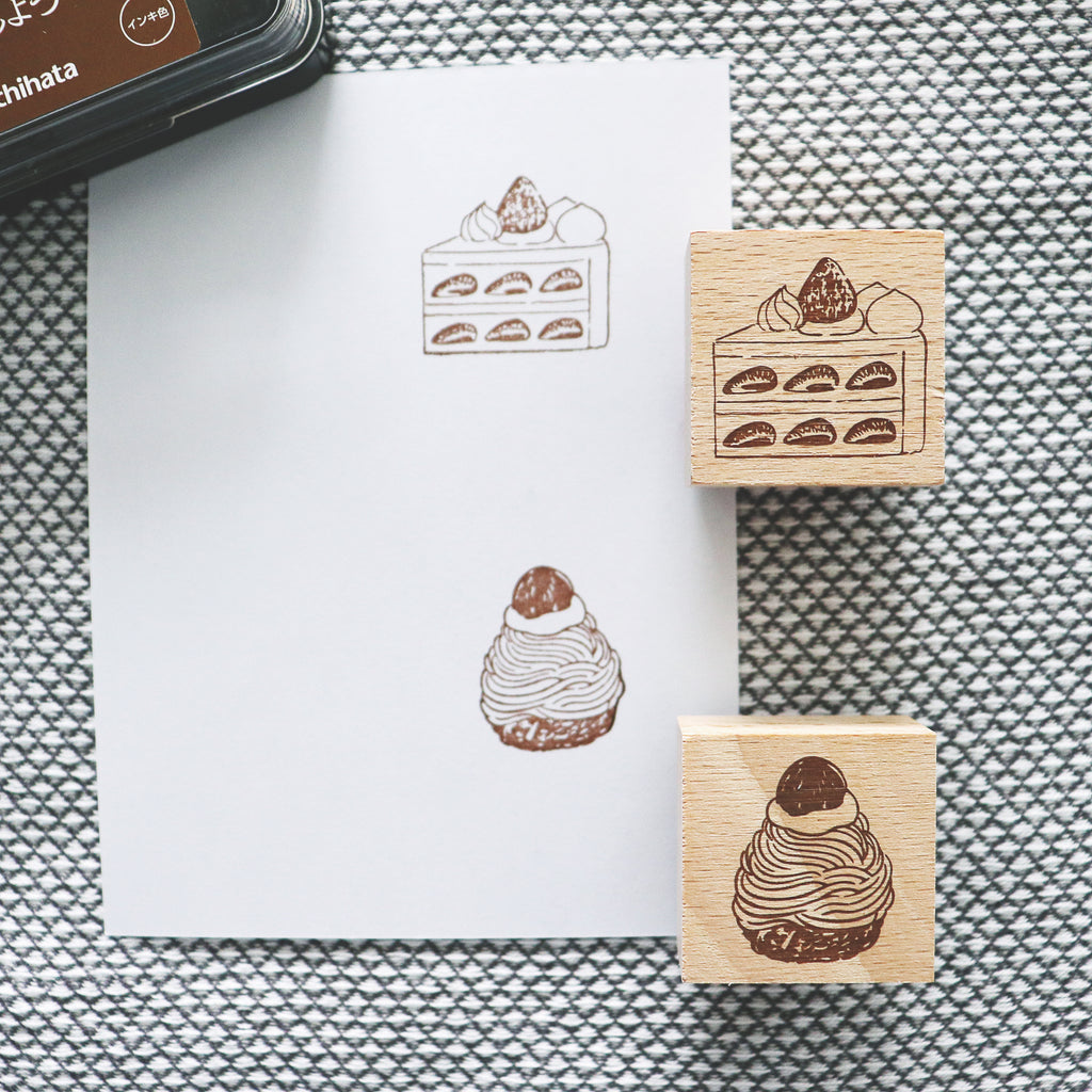 Arte Co. Wood Stamp - Shortcake & Mont Blanc