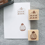 Arte Co. Wood Stamp - Shortcake & Mont Blanc