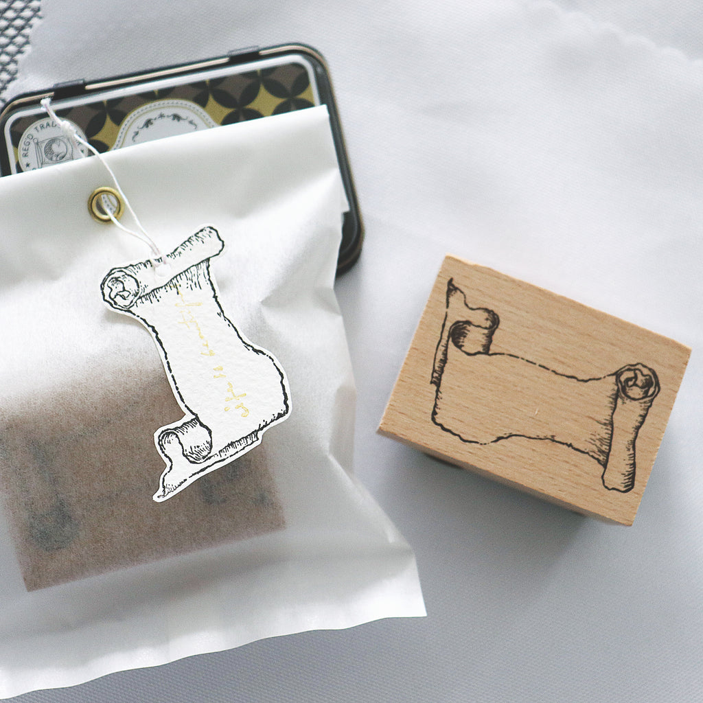 Arte Co. Wood Stamp - Antique Paper