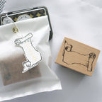 Arte Co. Wood Stamp - Antique Paper