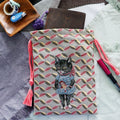 【Nathalie Lethe】Drawstring Bag - Black Cat