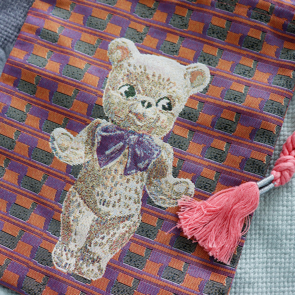 【Nathalie Lethe】Drawstring Bag - Bear