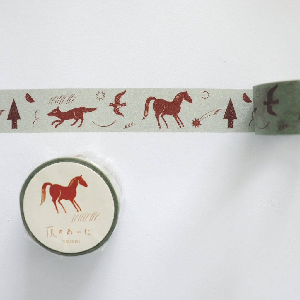 【Nishi Shuku × Mizushima】Masking Tape - In the Night Gathering (Brick)
