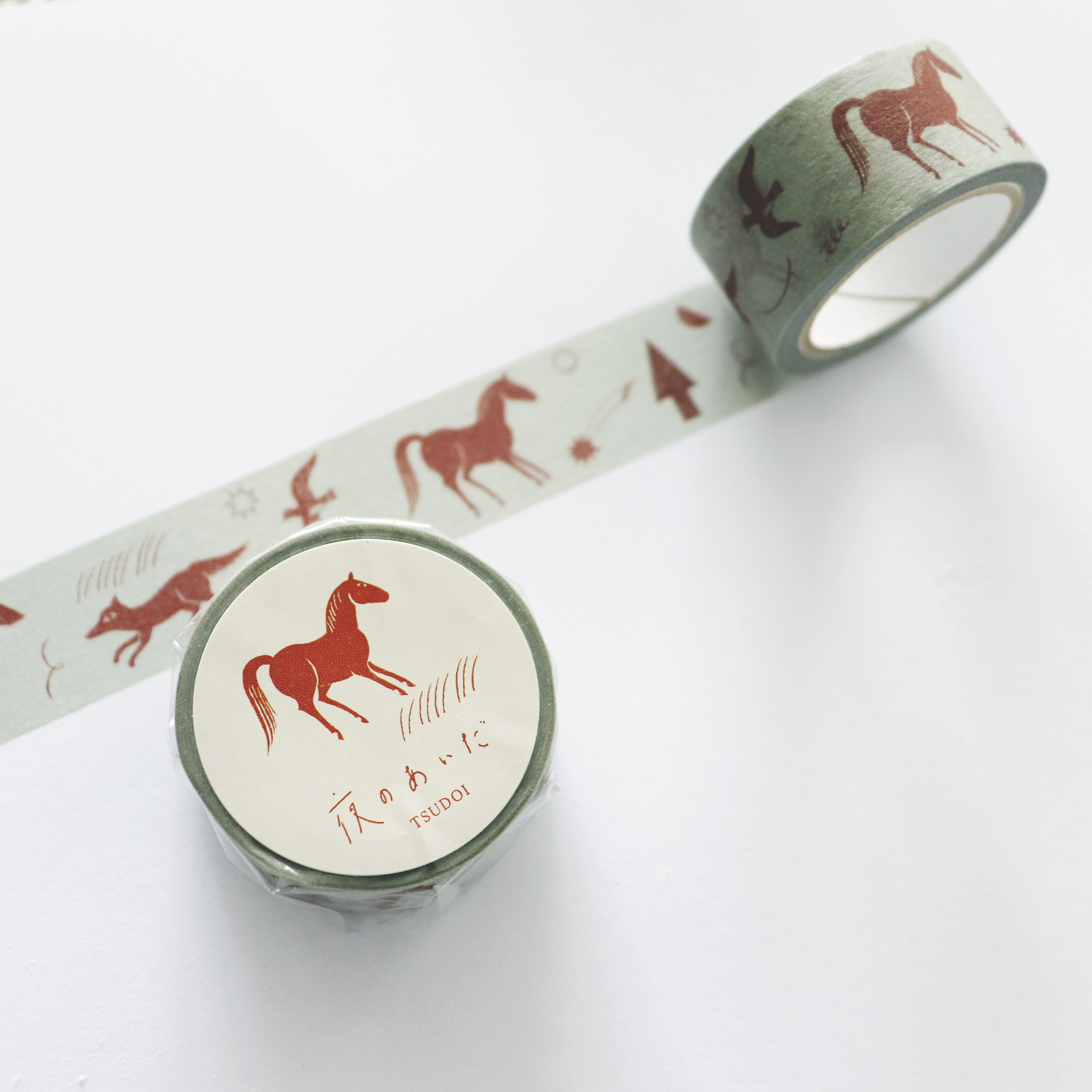 【Nishi Shuku × Mizushima】Masking Tape - In the Night Gathering (Brick)