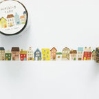 【Mind Wave】Die-Cut Masking Tape - Town