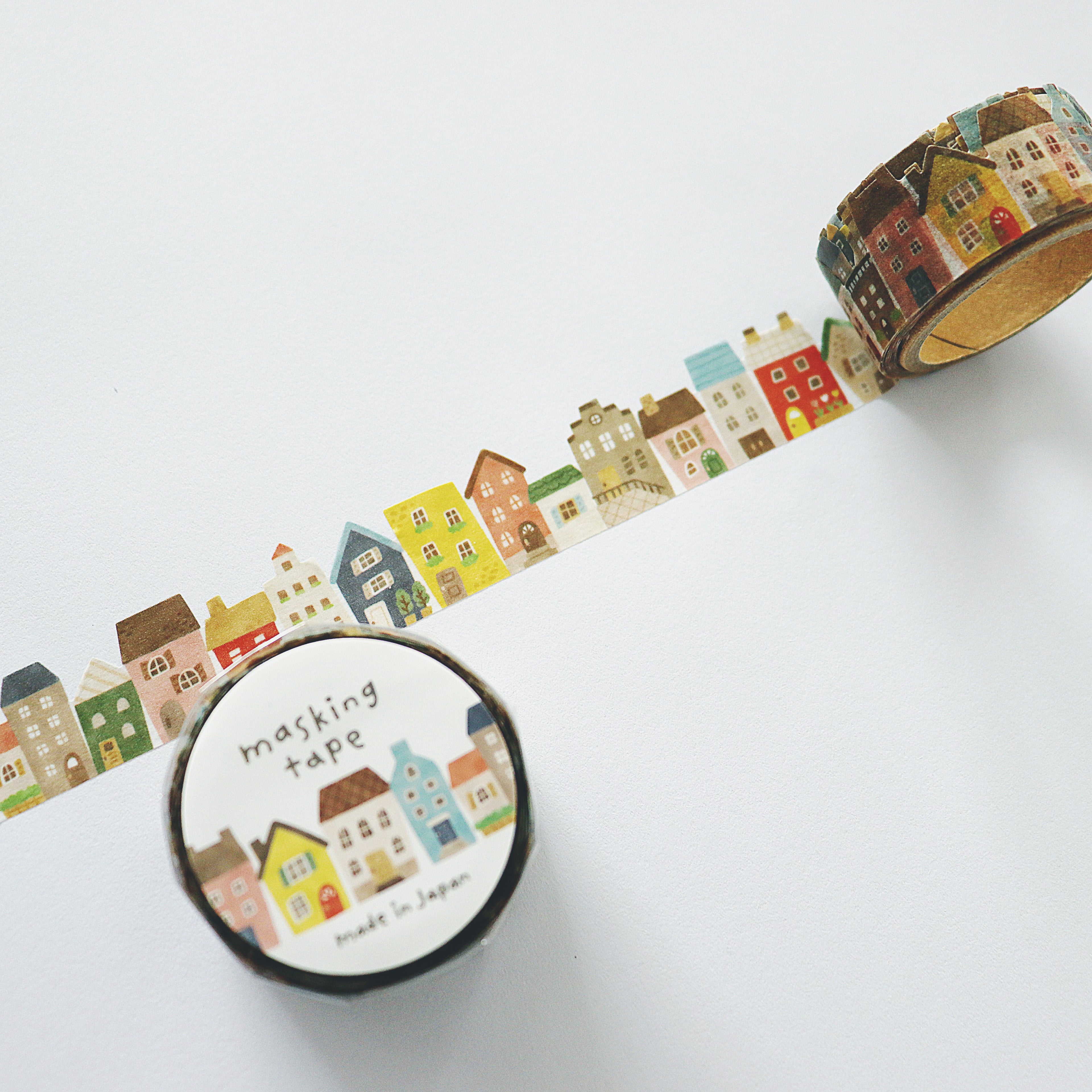 【Mind Wave】Die-Cut Masking Tape - Town