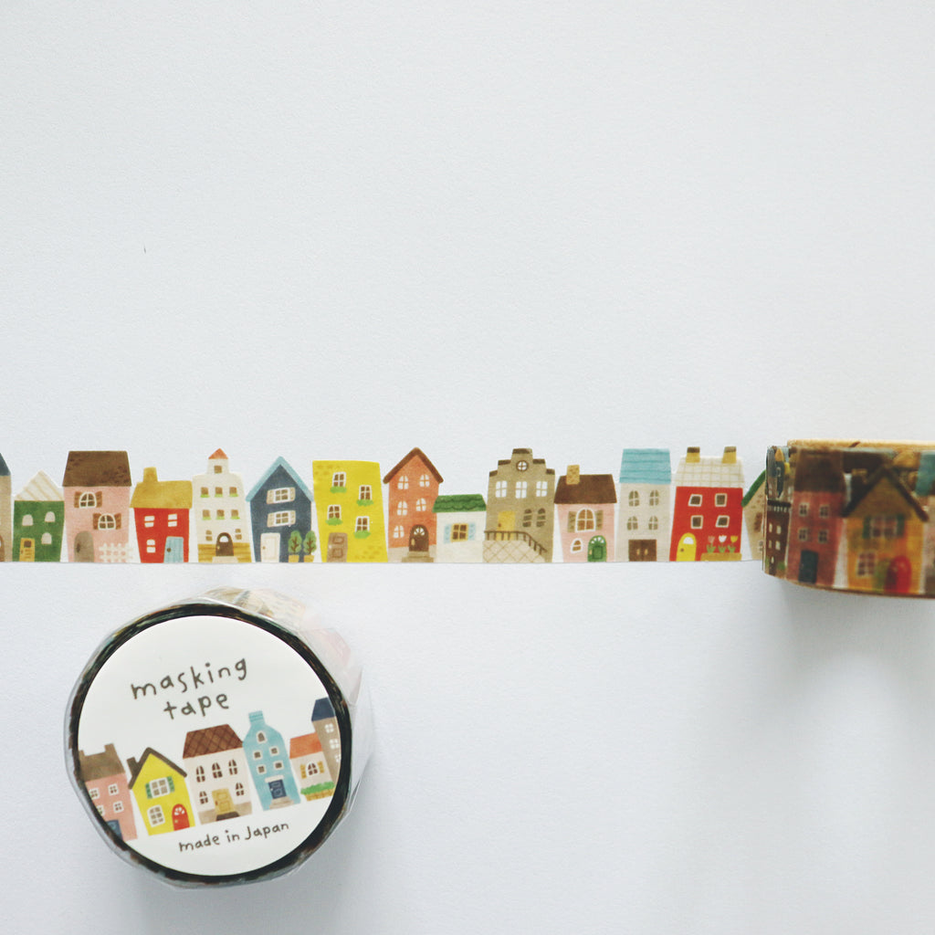 【Mind Wave】Die-Cut Masking Tape - Town