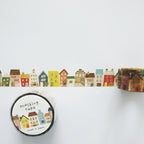 【Mind Wave】Die-Cut Masking Tape - Town