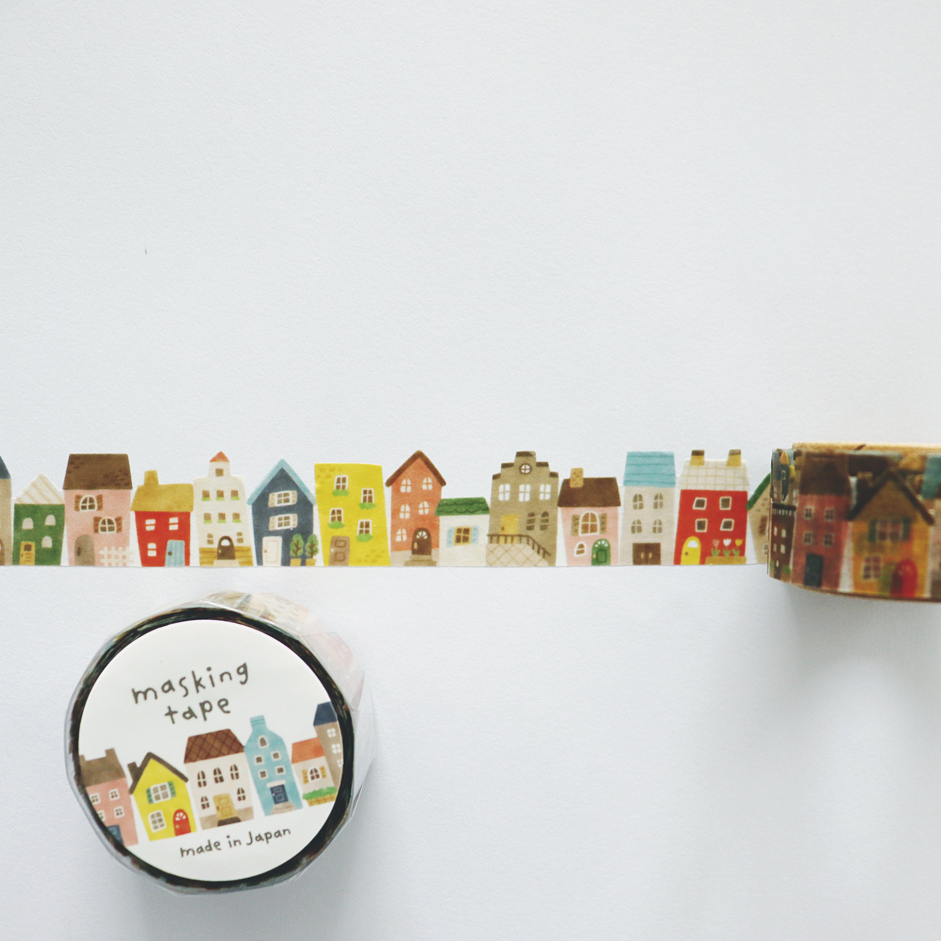 【Mind Wave】Die-Cut Masking Tape - Town
