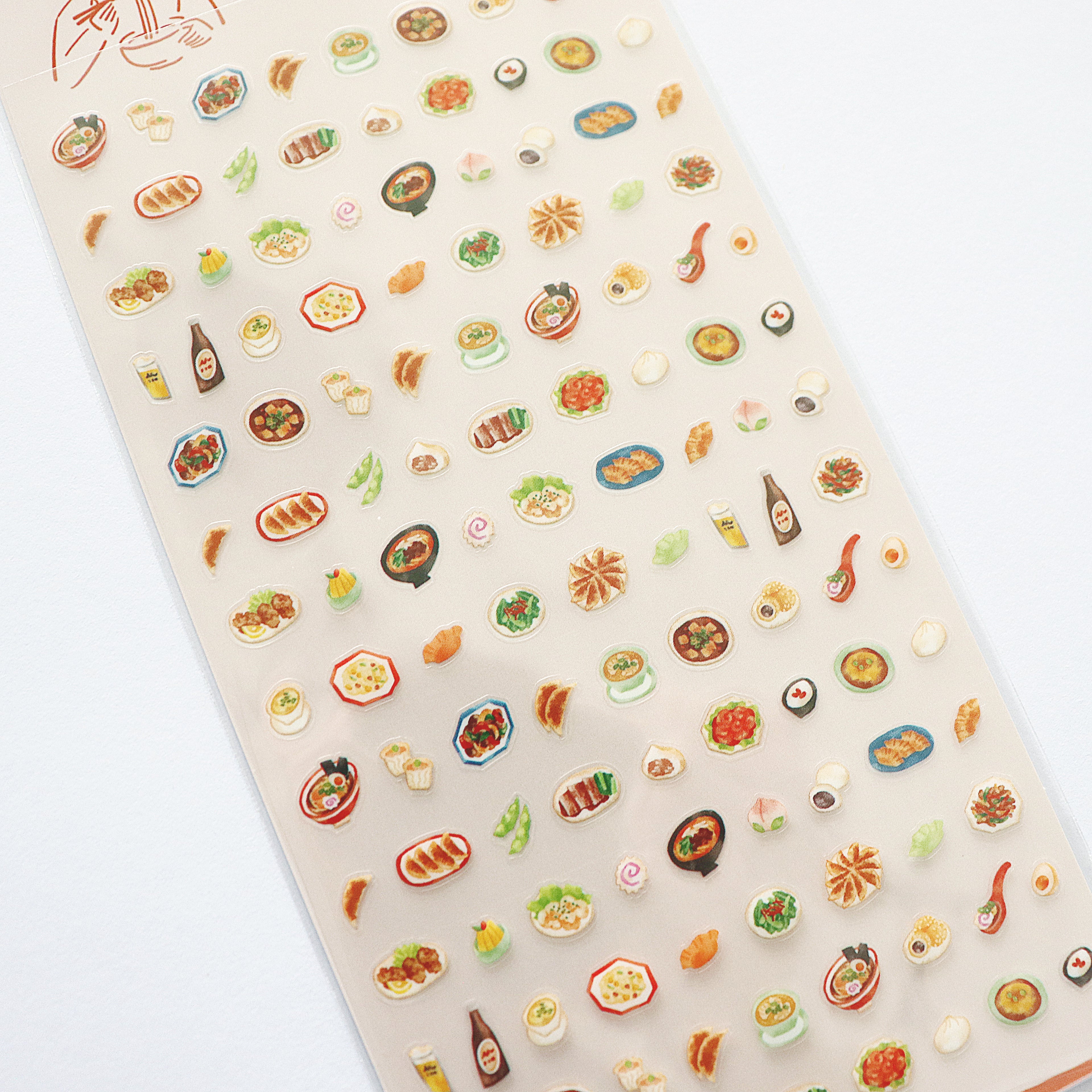 【Mind Wave】PukuPuku Manpuku Stickers - Asian cuisine