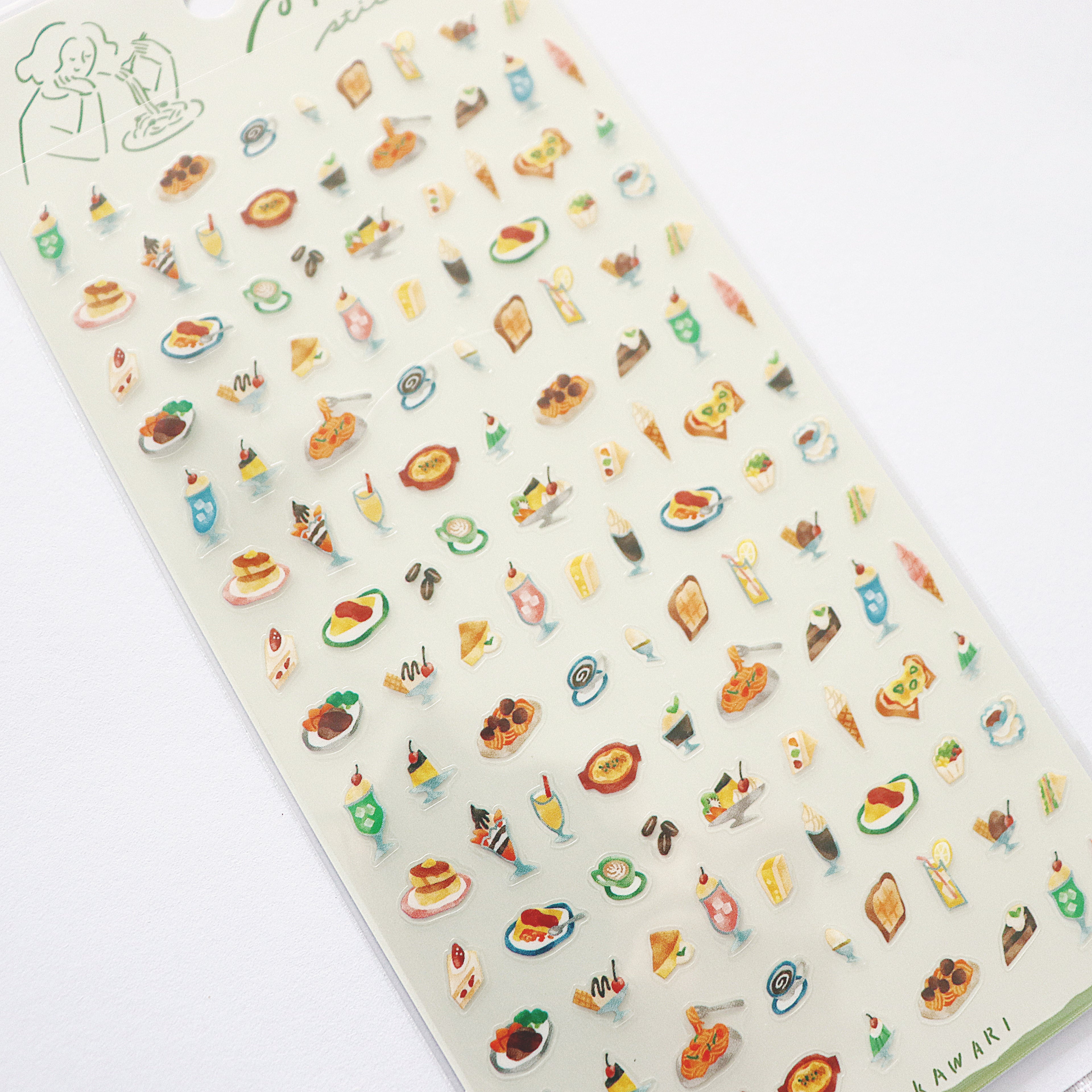 【Mind Wave】- PukuPuku Manpuku Stickers - Light Meal