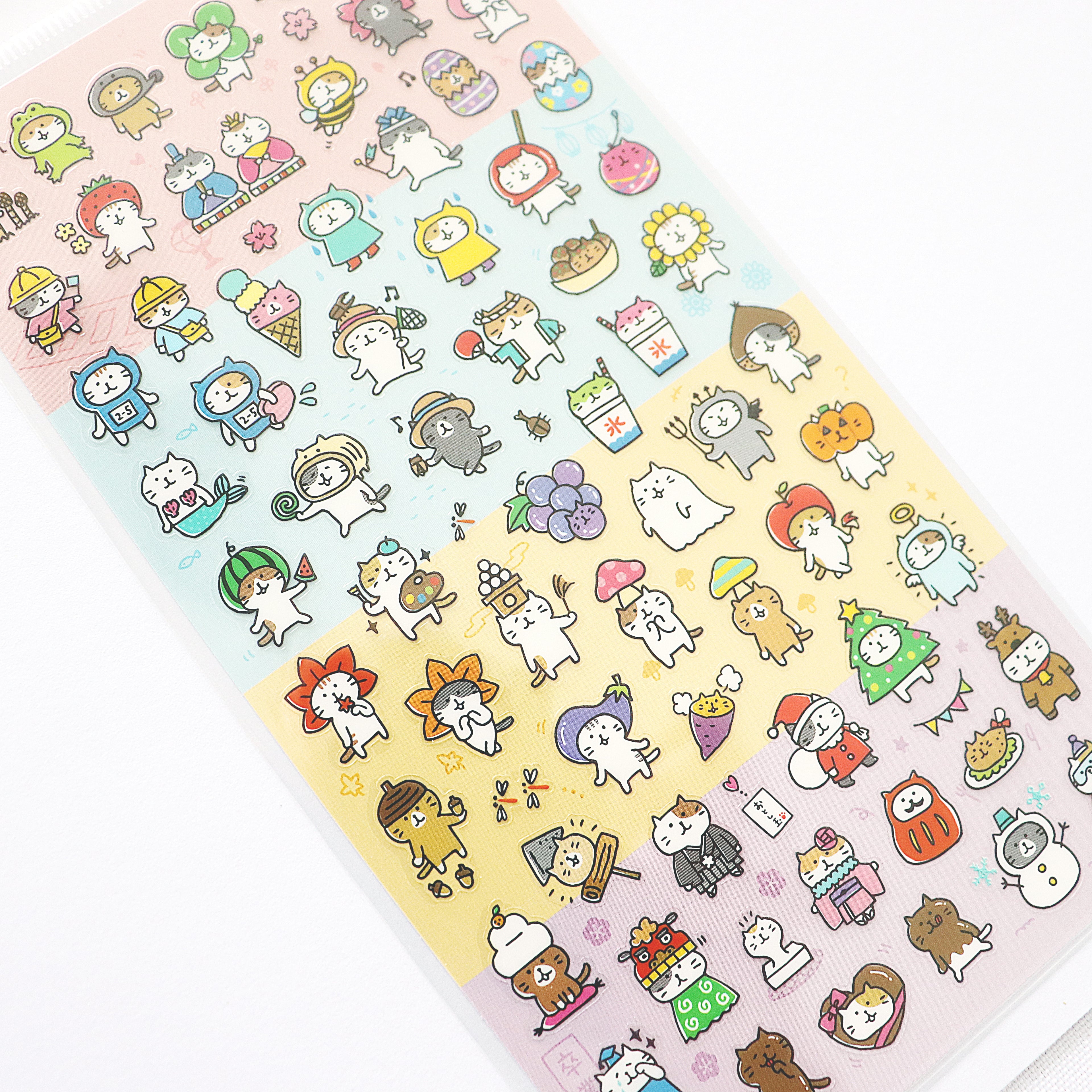 Mind Wave PutiPuti Seal - Petite Neco no Ichinen Cat Year Sticker