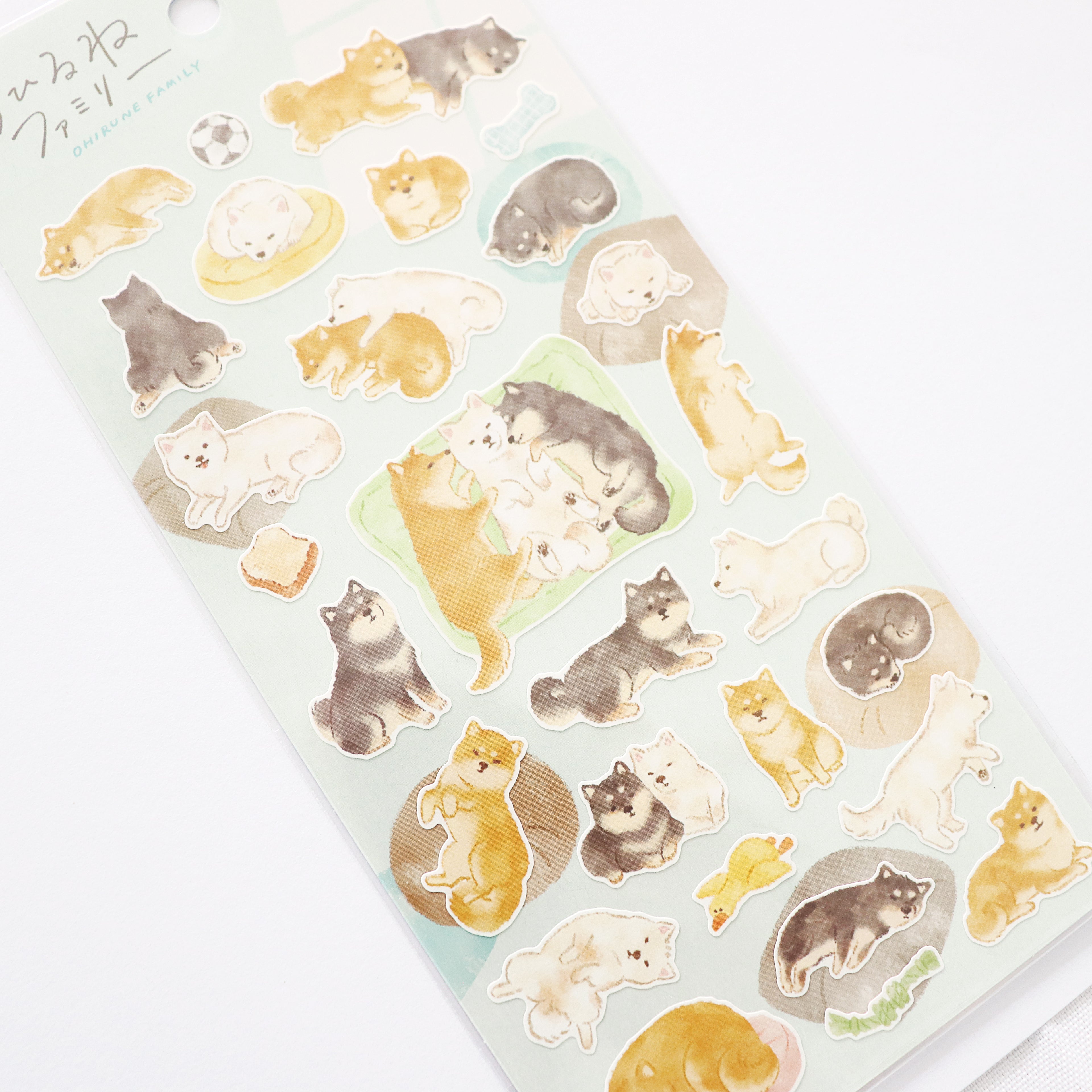 Mind Wave Ohirune Family Sticker - Blue Dog