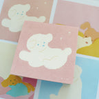 【Mula】Doggy Memo Pad - Nostalgic Wrapping Paper Design