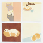 【Mula】Memo Pad - Neko (100 Sheets)