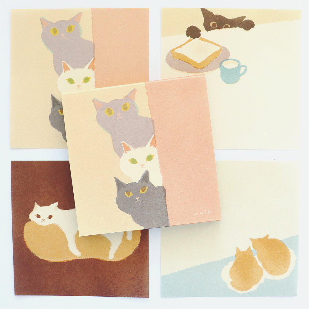 【Mula】Memo Pad - Neko (100 Sheets)