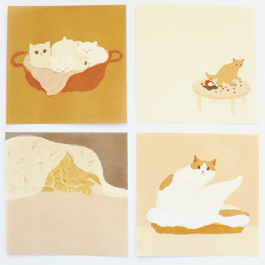 【Mula】Memo Pad - Neko (100 Sheets)