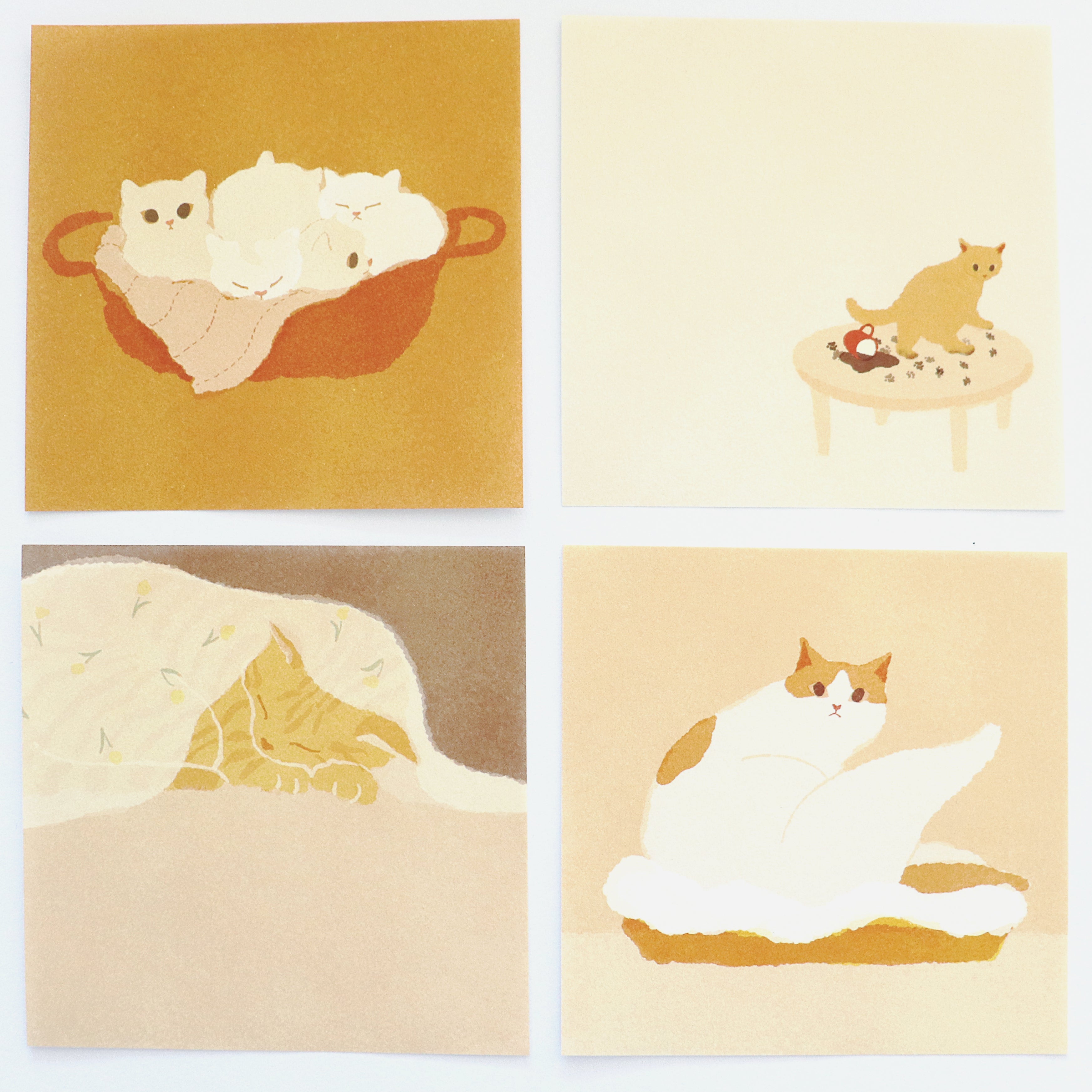 【Mula】Memo Pad - Neko (100 Sheets)